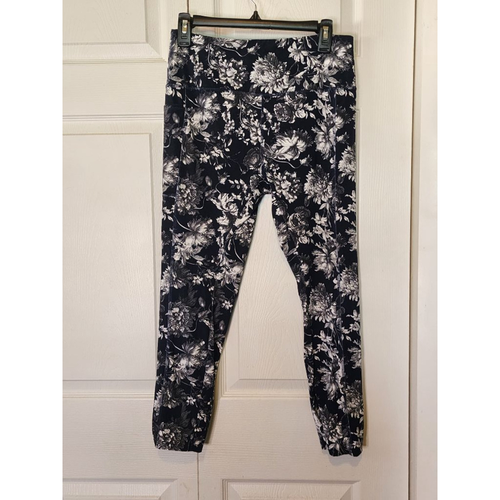 Joyspun Navy Floral Print Leggings